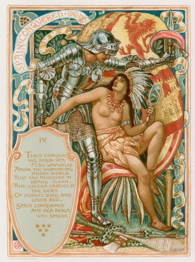 Spanien erobert von Walter Crane